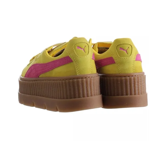 Puma Fenty by Rihanna Cleated Creeper Suede Lemon 366268-03 Women's Size 7.5 - Picture 3 of 14